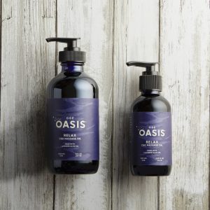 ODE Oasis RELAX CBD Lavender Massage Oil
