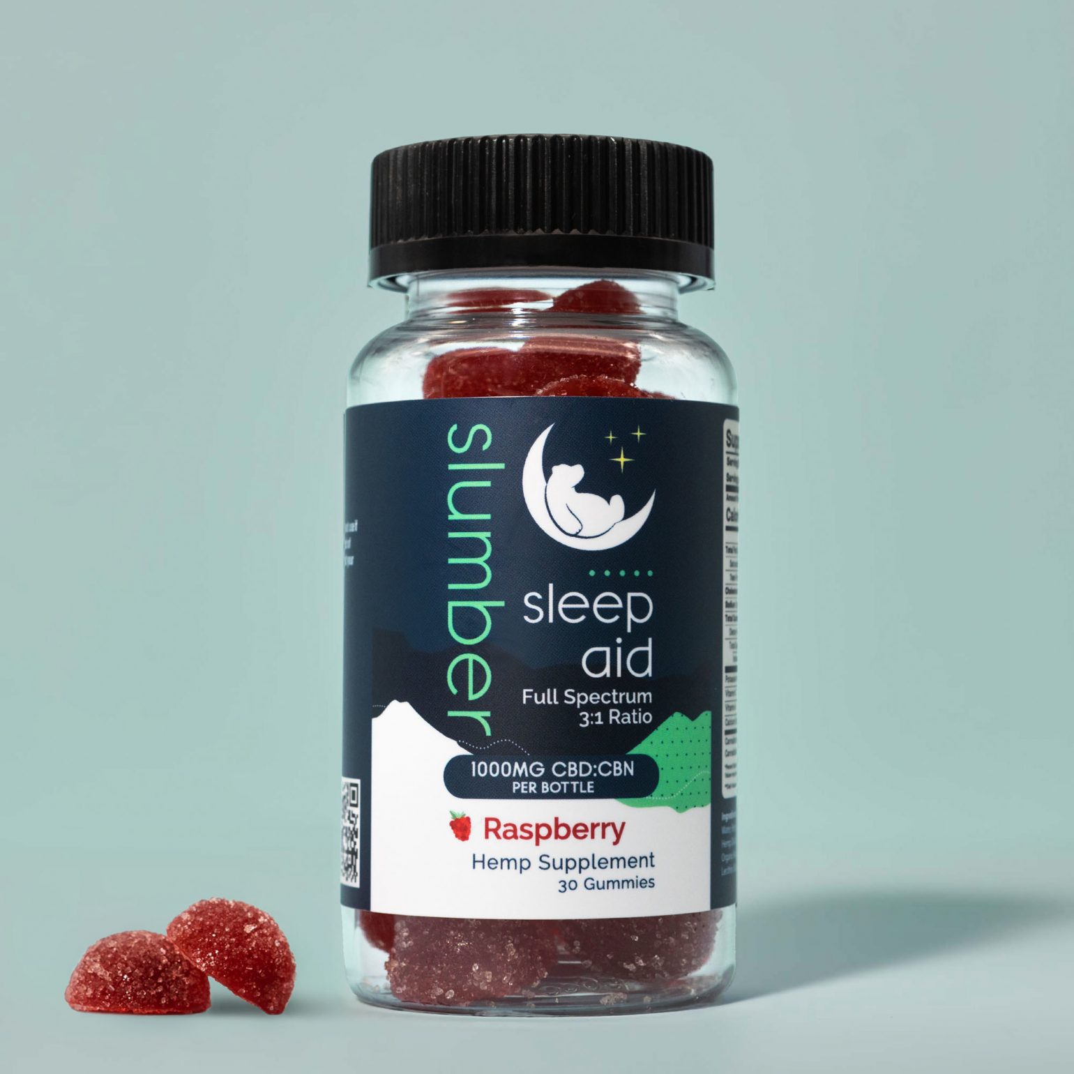 Slumber Sleep Aids Full Spectrum CBD Sleep Gummies with CBN